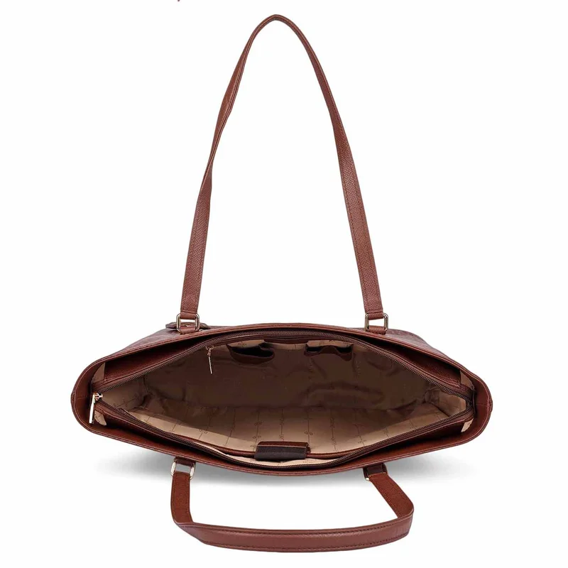 Da Milano Date Large Monogram Leather Tote - Date for Women | Best Price UAE